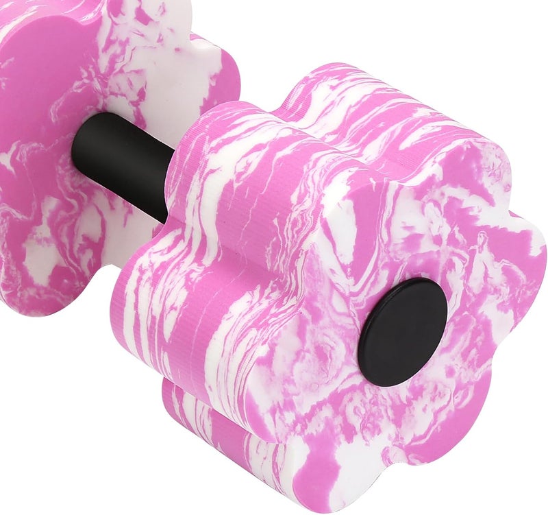 Carperipher Camouflage Aquatic Dumbbells, Set of 2 Water Aerobic Exercise Foam Dumbbell Pool Resistance, Water Aqua Fitness Barbells Hand Bar Exercises Equipment for Weight Loss - Image 5